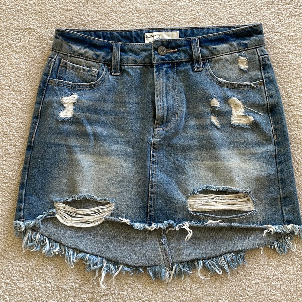 Vintage Havana Jean Skirt